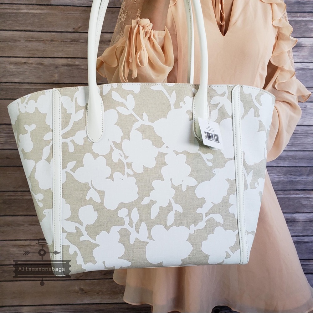 NWT Kate Spade Caroline Lane Fabric Forster Tote - Picture 4 of 7